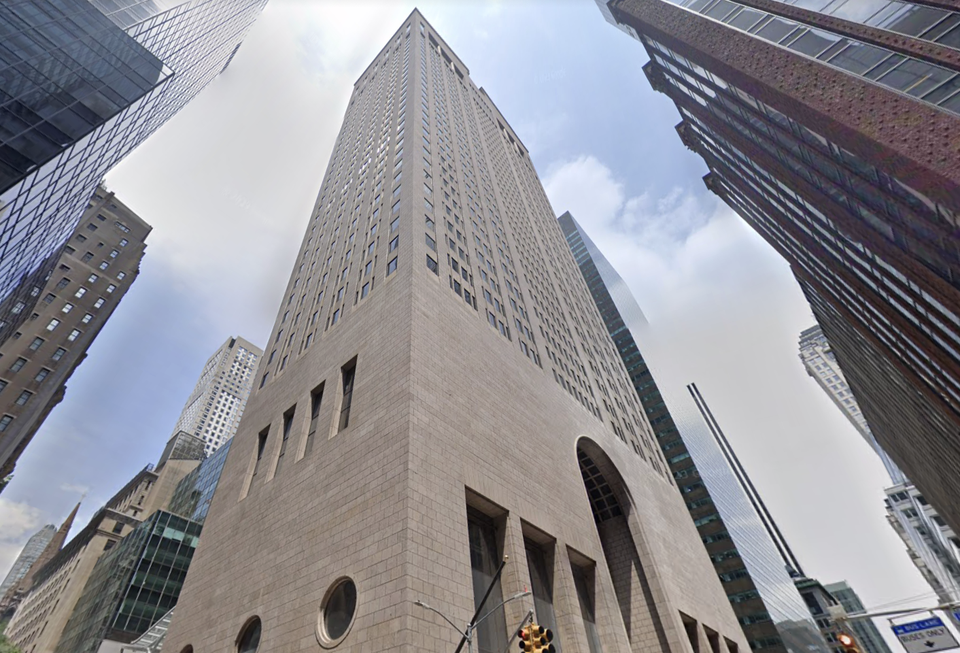 The Olayan Group's 550 Madison Ave., where private equity group Clayton Dubilier & Rice signed a 144K SF lease this week.