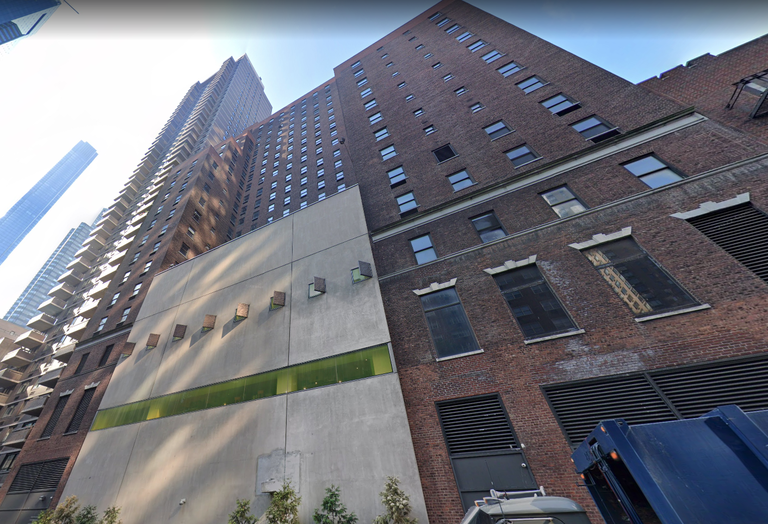 The shuttered Hudson Hotel on West 58th Street, which is set to be converted to apartments.