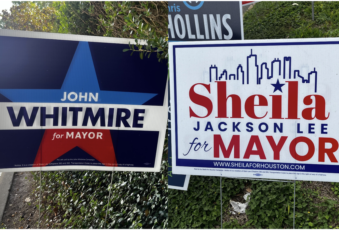 Whitmire, Jackson Lee Head To Runoff Election For Houston Mayor