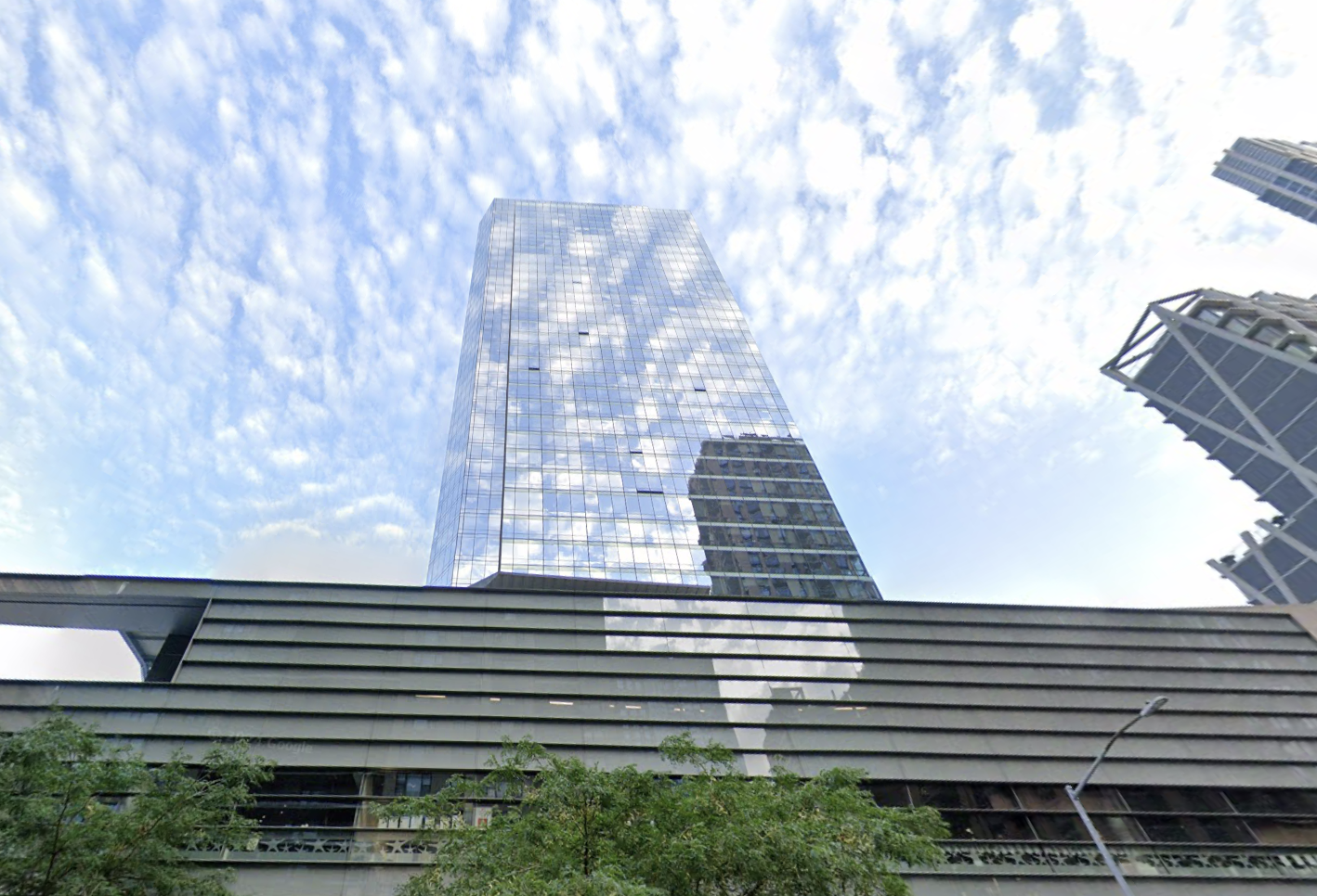 The Aire, a 43-story building at 200 W. 67th St., where the joint venture ownership refinanced this week for $260M.