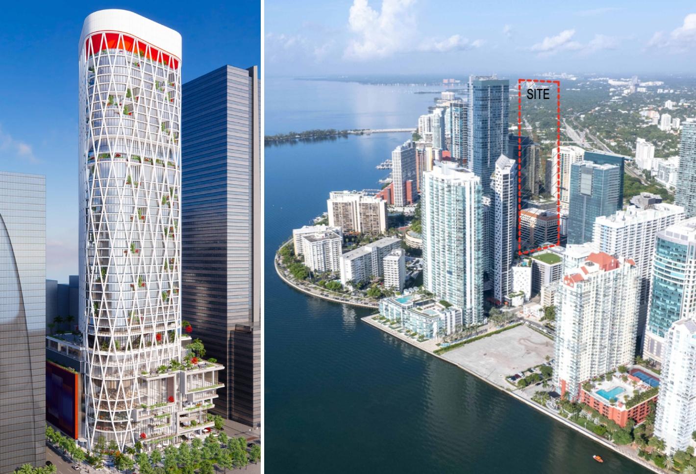 Banco Santander Tower 1401 Brickell Ave Miami Santander Bank