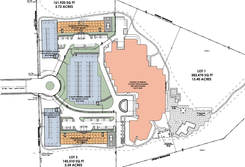 Hilton Miami Airport Blue Lagoon MCR Hotels MIA Plans