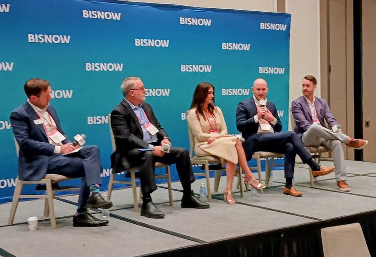 Panelists at Bisnow's Collin County State of the Market event.