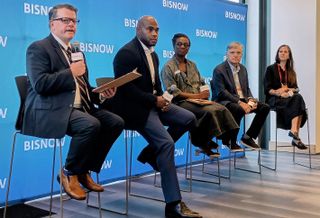 Panelists at Bisnow's Future of Southern Dallas County event.
