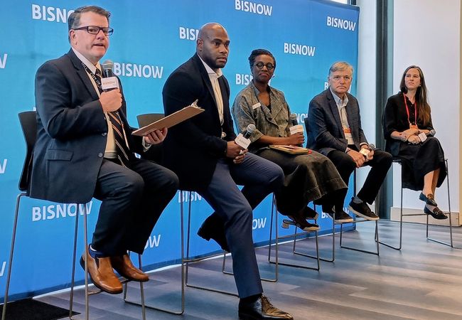 Panelists at Bisnow's Future of Southern Dallas County event.