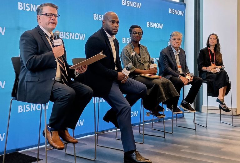 Panelists at Bisnow's Future of Southern Dallas County event.