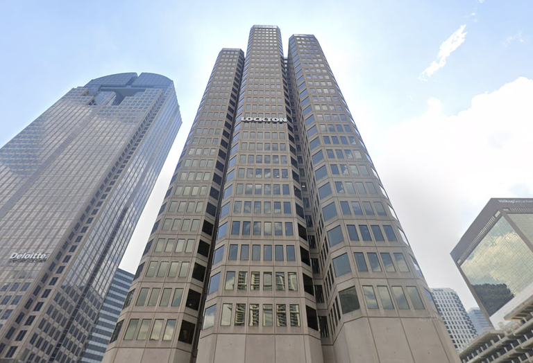 Office tower at 2100 Ross Ave. in Dallas.