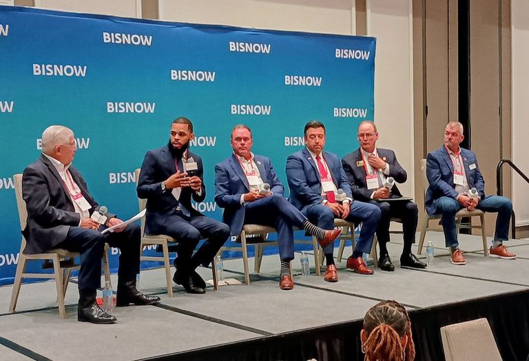 Panelists at Bisnow's Collin County State of the Market event.