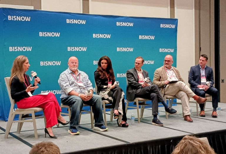 Panelists at Bisnow's Collin County State of the Market event.