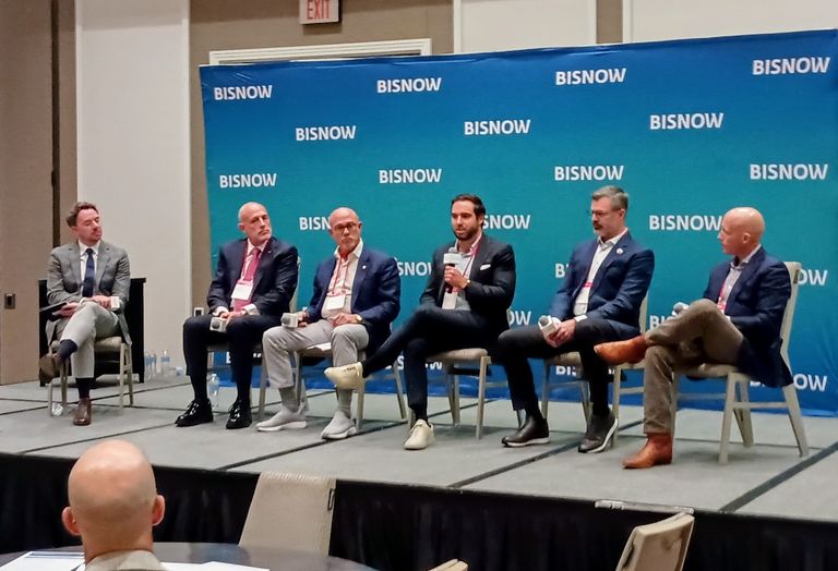 Panelists at Bisnow's Collin County State of the Market event.
