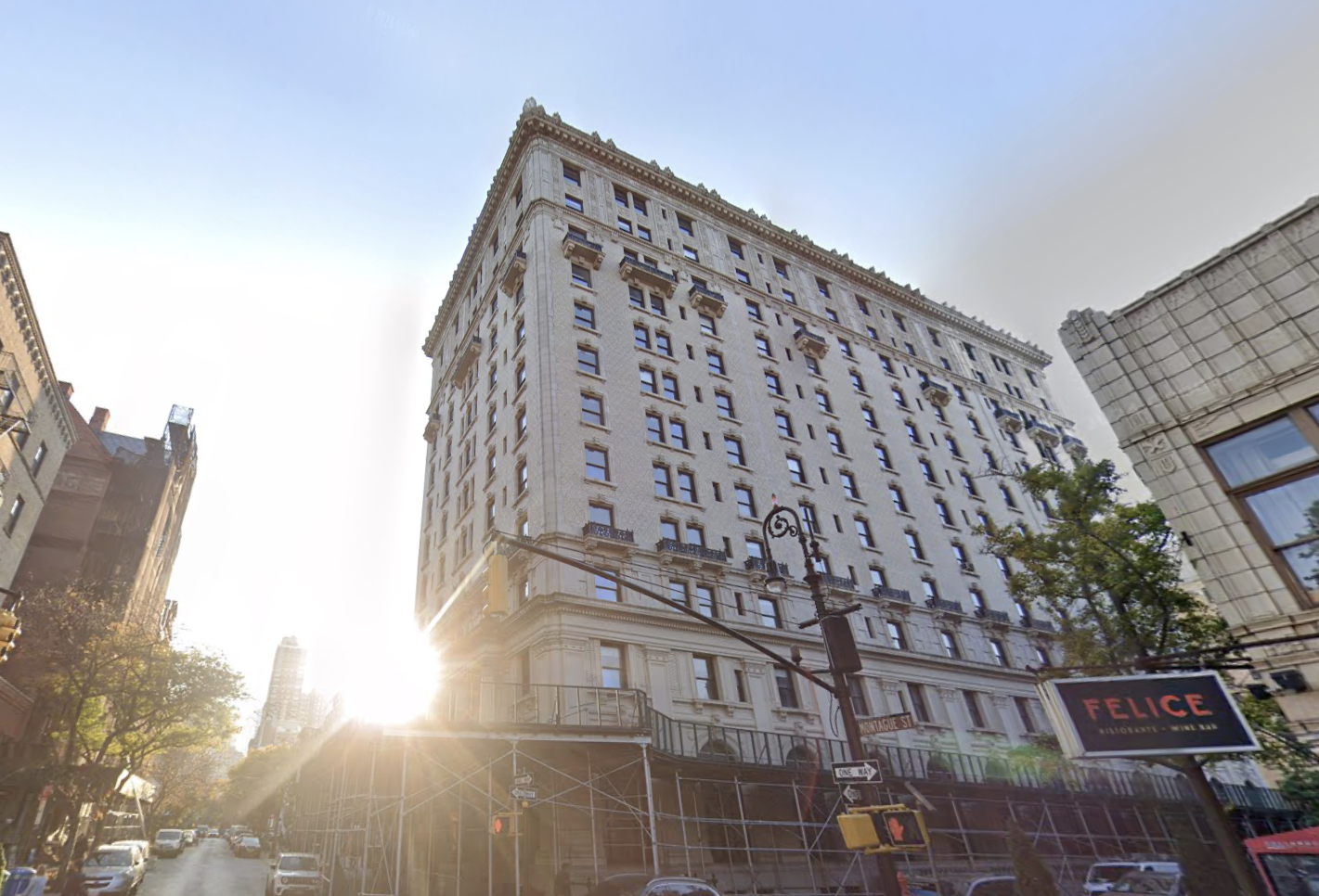 98 Montague St., known as Hotel Bossert, which changed hands at a foreclosure auction this week where only the lender showed up to bid.