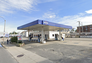 The site of a proposed redevelopment on Western Avenue.