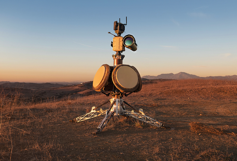 A long range sentry produced by autonomous systems and weapons manufacturer Anduril Industries.