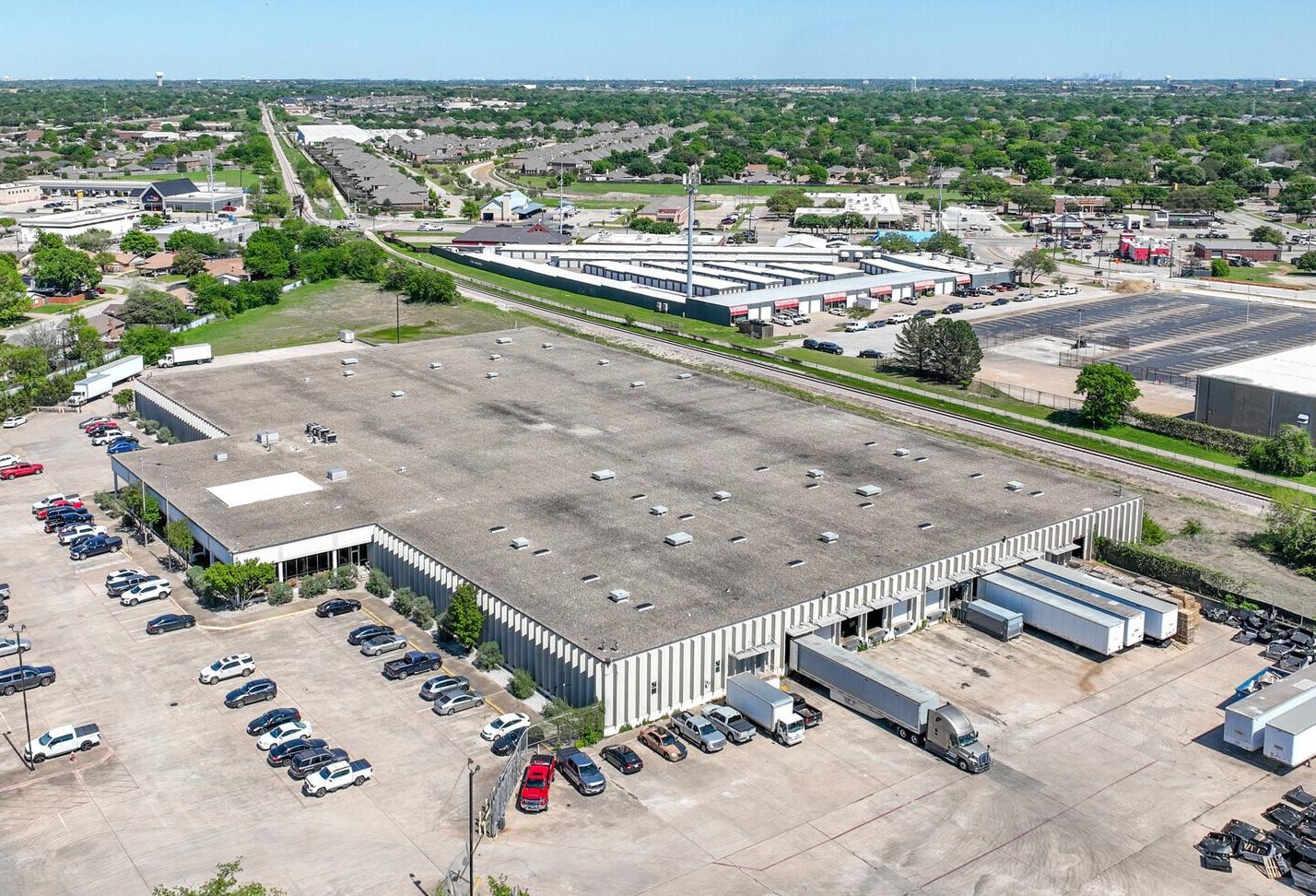 Large industrial building.