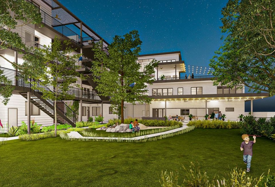 Credit given to Lane Gillespie by Jose Monterrosa on 1/18/22. Courtesy of CoHousing Houston.