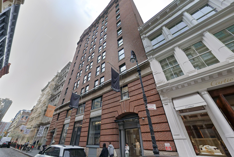 110 Greene St. in SoHo, which has a Balenciaga store on its ground floor.