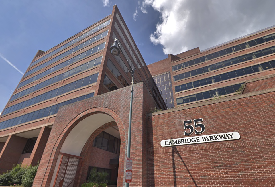 Sage Therapeutics plans to consolidate its headquarters at 55 Cambridge Parkway.