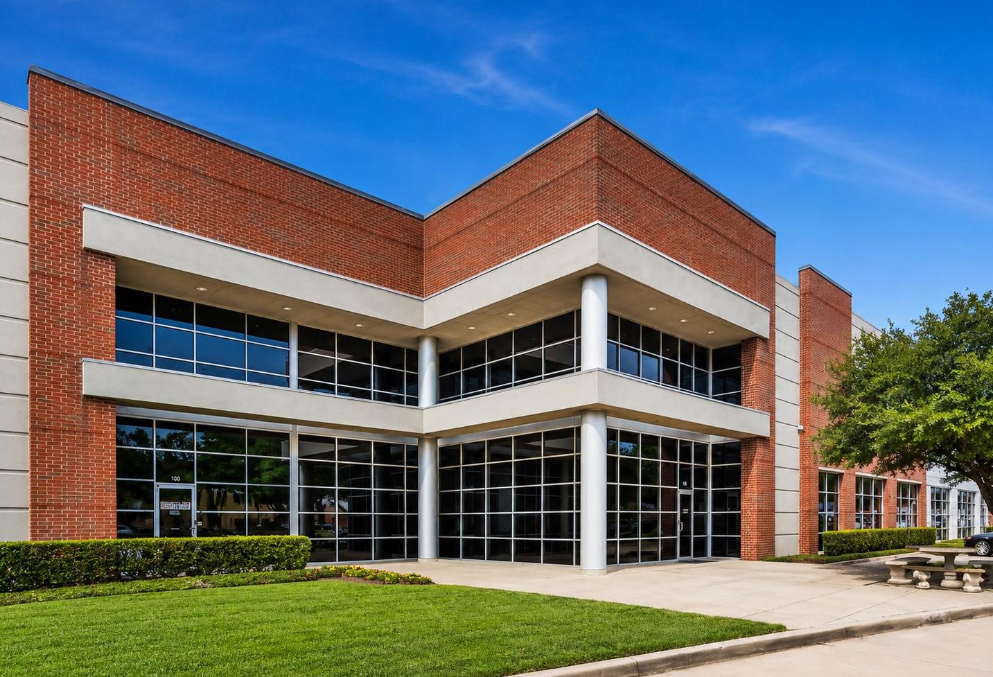 The industrial building at 1645 Wallace Drive in Carrollton.