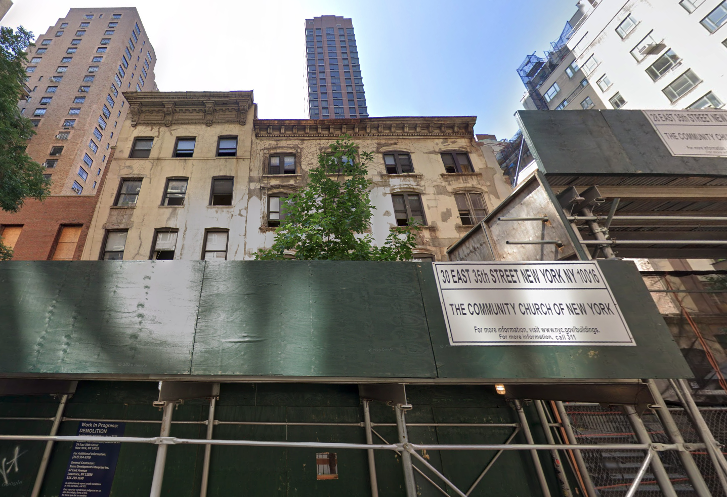 The Community Church of New York in Murray Hill, which is set to be demolished and turned into condos built by Continuum Co.