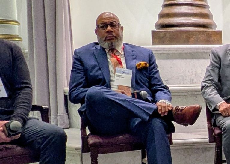 Philadelphia Housing Development Corp. CEO David Thomas at a Bisnow event this month.