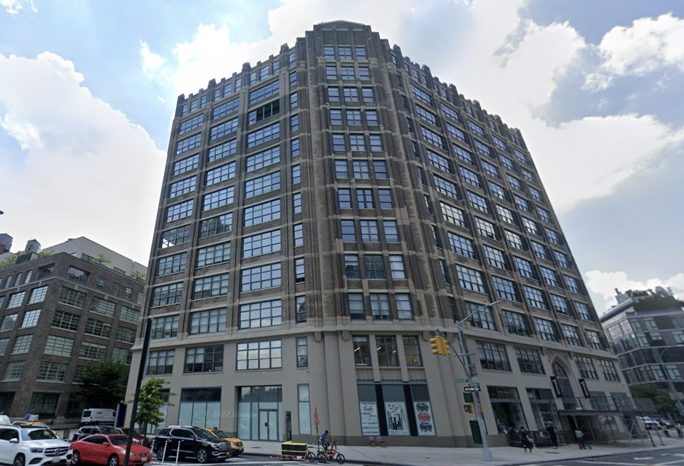 Hudson Square Properties' 205 Hudson St., where mental health startup Headway subleased 32K SF from existing tenant Havas this week.