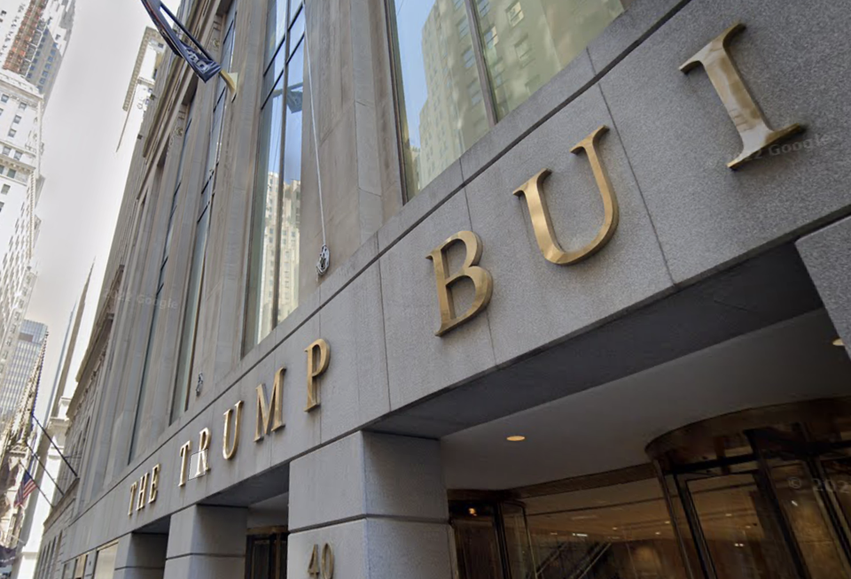 The Trump Organization's 40 Wall St. building in Manhattan's Financial District.