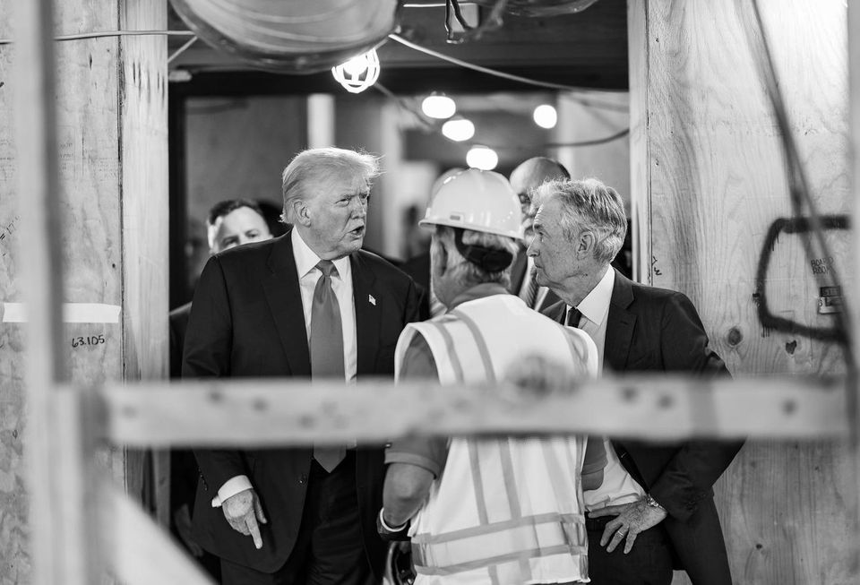 Donald Trump Jerome Powell Trump Powell ed Headquarters Tour