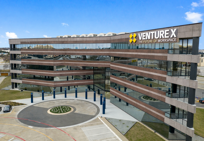 Rendering of a Venture X coworking space. 