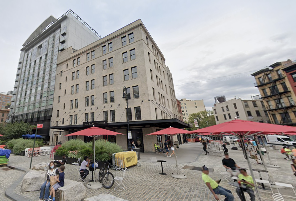 2 Ninth Ave. in Lower Manhattan, where Aurora Capital and William Gottlieb Real Estate  secured a $33.6M gap loan this week from Webster Bank.