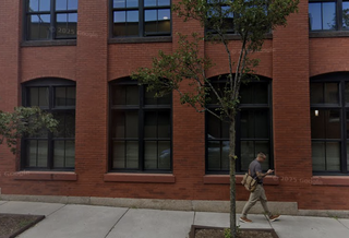 A brick apartment building in Rhode Island