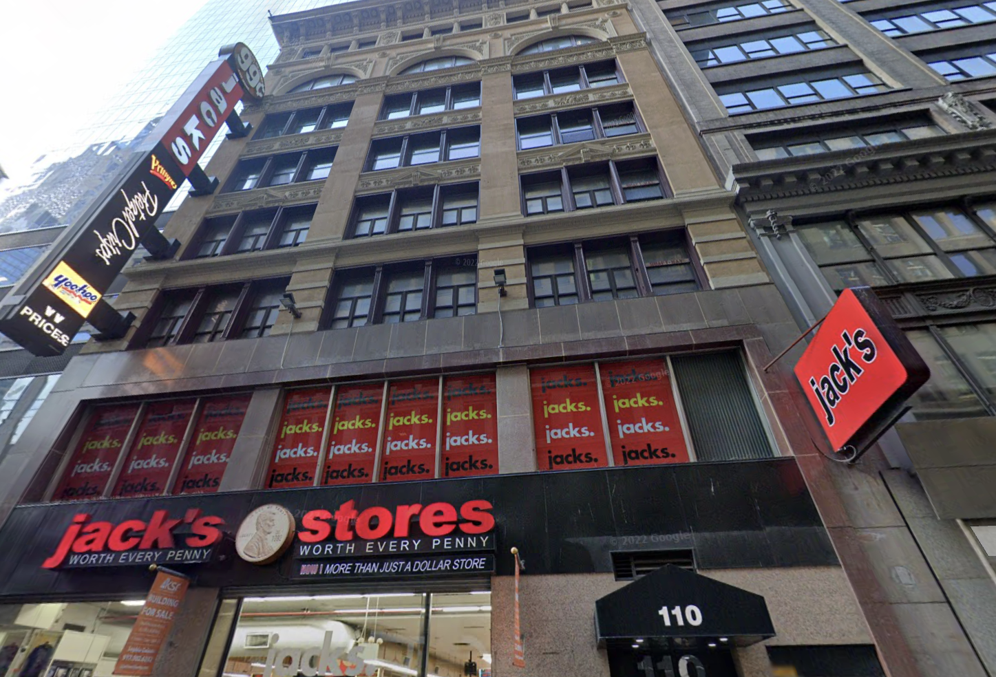 The 113K SF office tower bought by Tony Park and South Korean media firm MediaWill in September, located at 110 W. 32nd St., that may be converted into housing.