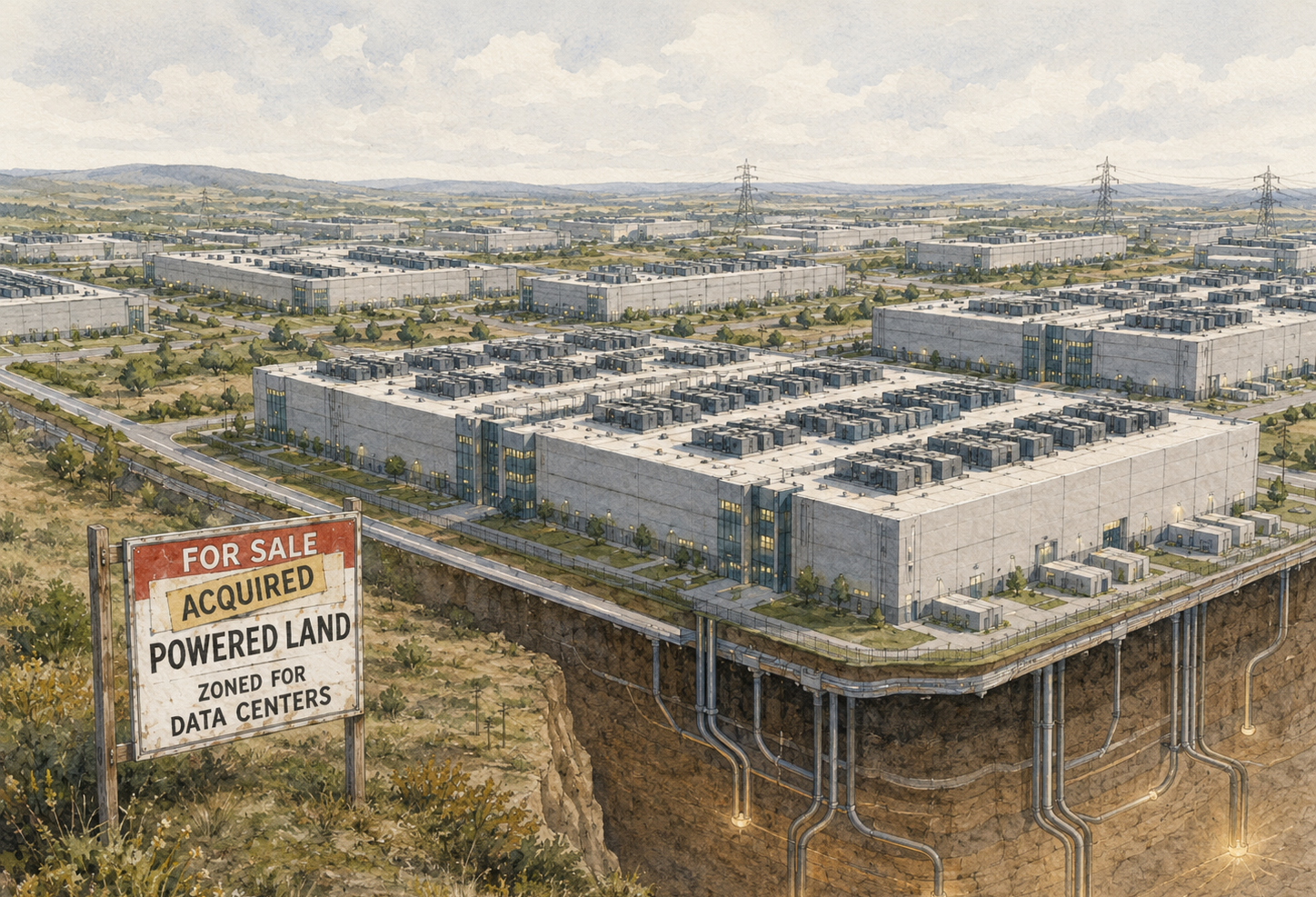 Data Center Land Deals Surged 141% In Q1, Warping The Market For Everyone Else