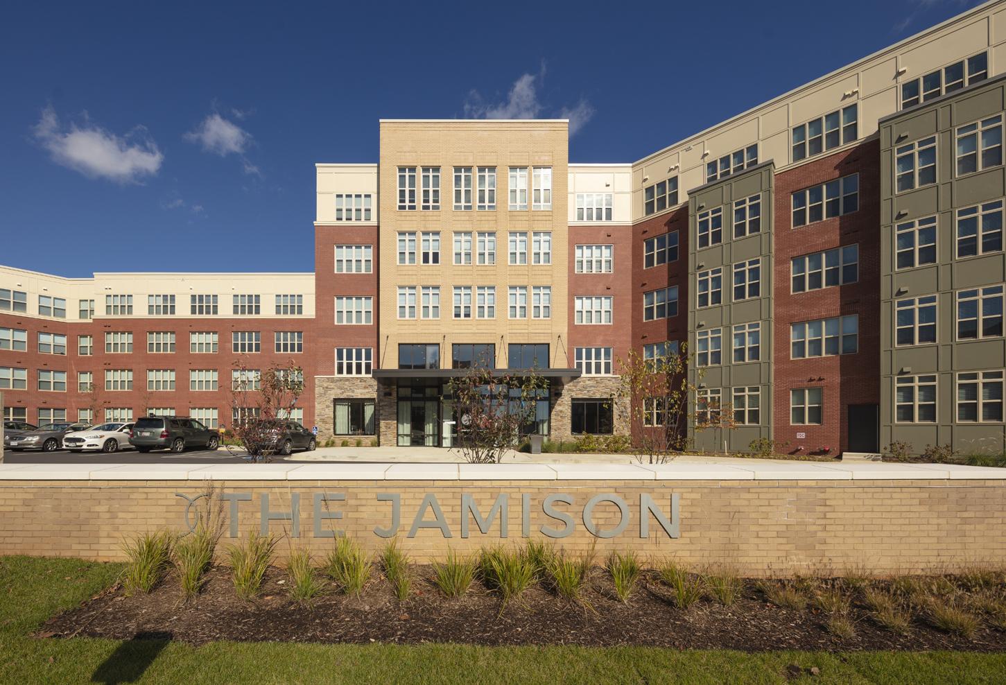 The Jamison at Dakota Crossing, a just-delivered apartment project in Northeast D.C. sold to Jair Lynch and Nuveen
