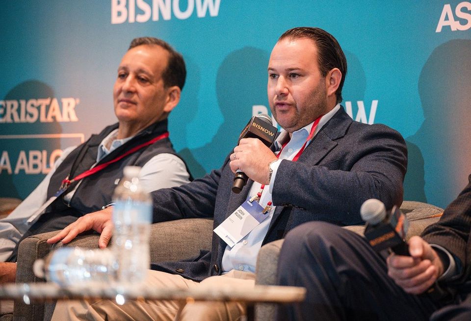 Wharton Equity Partners' Adam Krupp and Mintz's Josh Rudin speaking at DICE National.