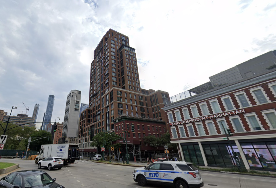 The Cortland, a luxury condo building in Lower Manhattan, in August 2021.