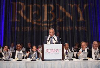Senate Minority Leader Chuck Schumer speaks at the 124th REBNY banquet Jan. 16, 2020