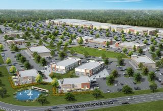 A rendering of the 273-acre Manvel Town Center in Manvel, south of Houston.