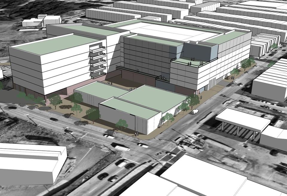 Seawall development presented these early renderings of its Sisson Street East project to the city's design panel on Thursday.