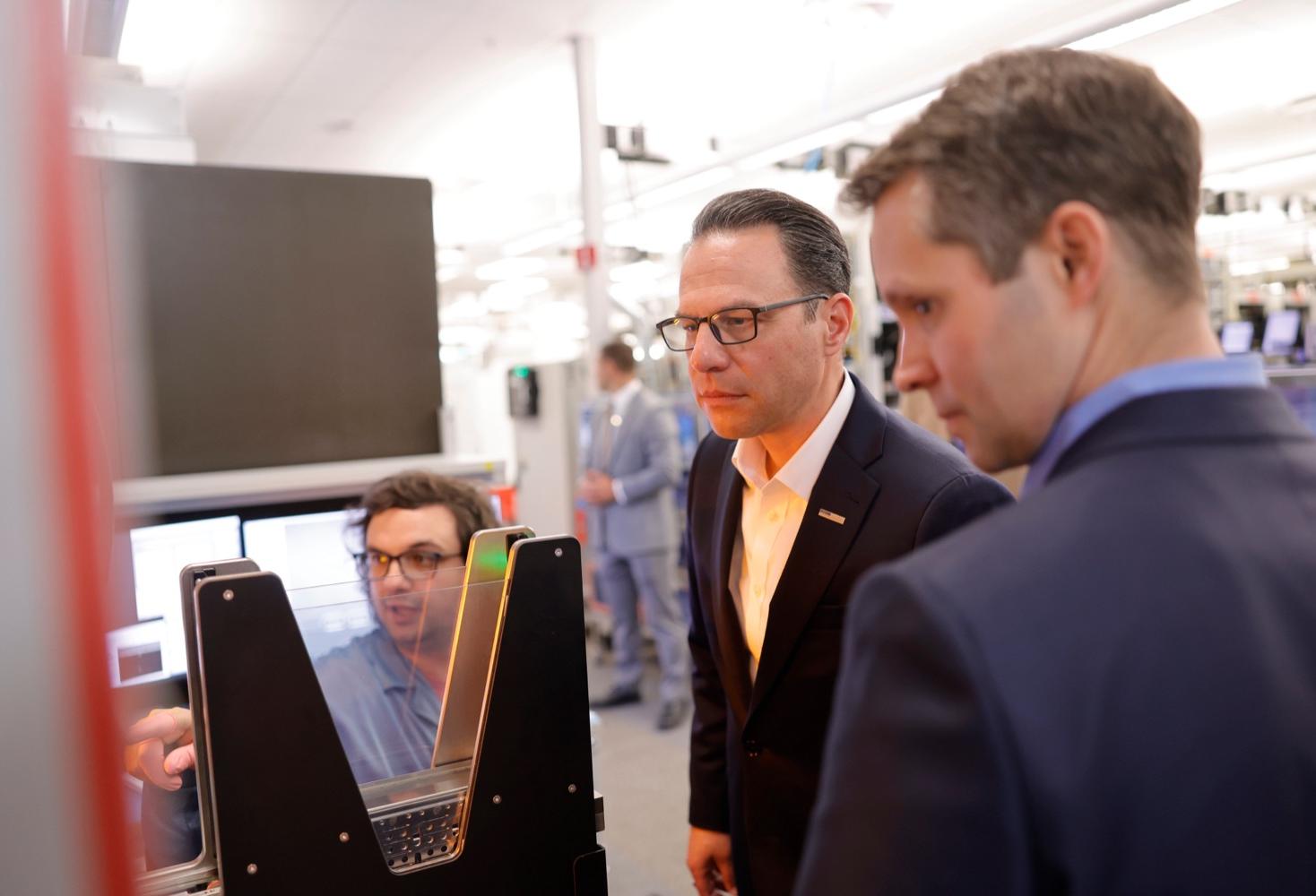 Gov. Josh Shapiro // Nokia CEO Justin Hotard
