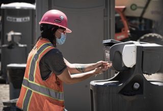 Truebeck Industrial Road Sanitize Hand Construction