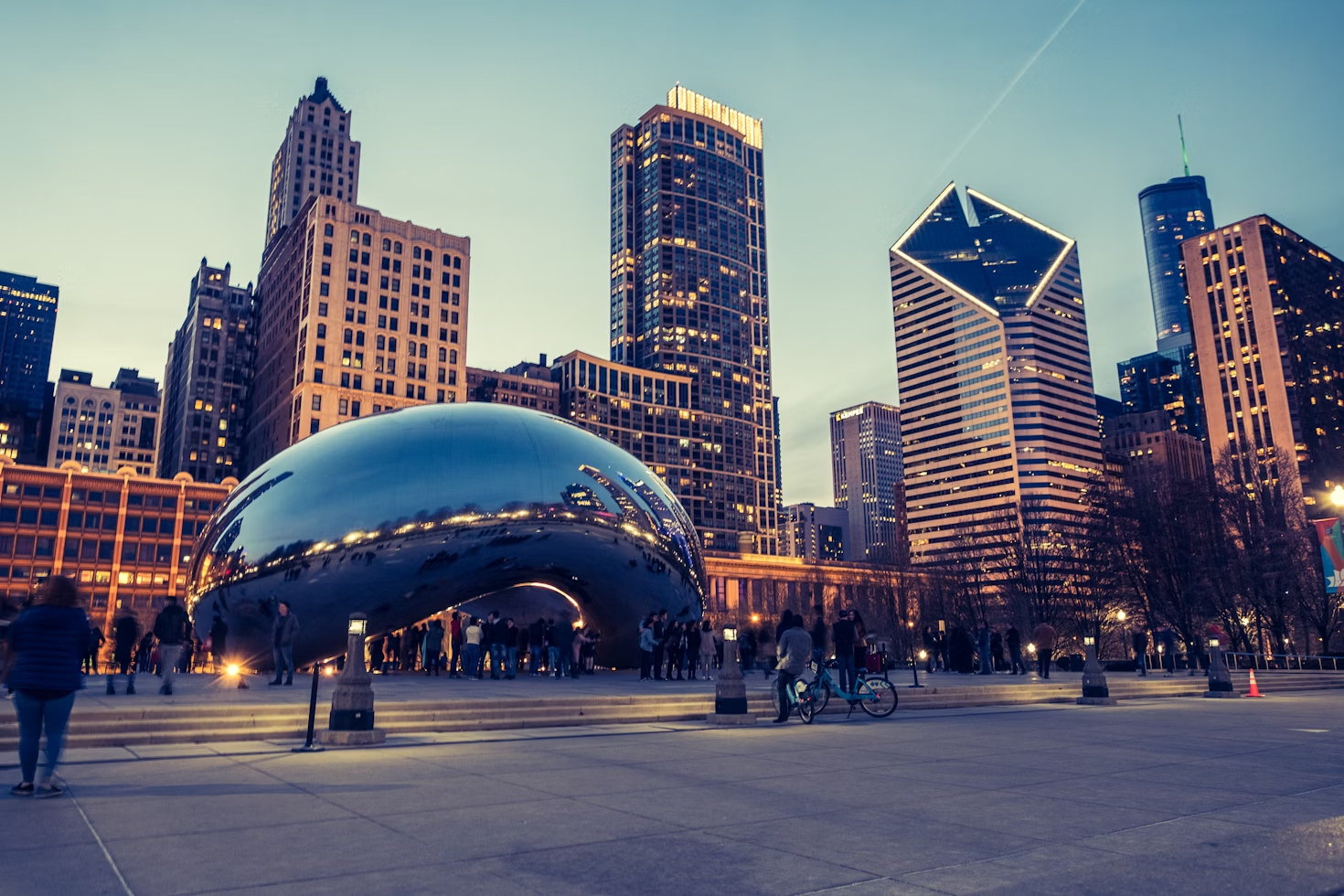 Millennium park in Chicago