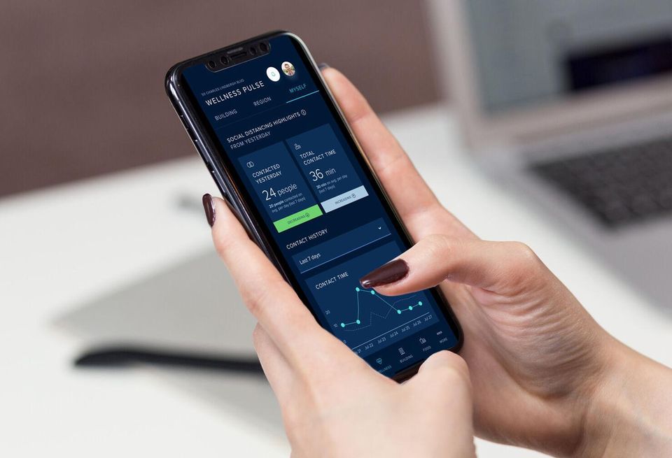 RXR social distancing app