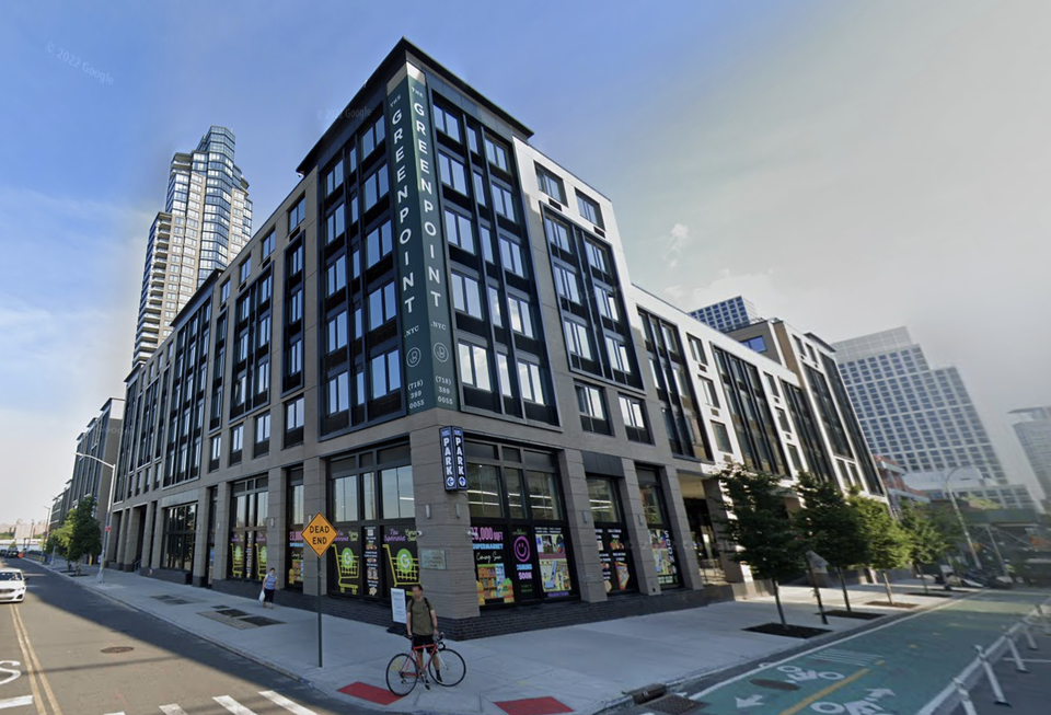The Greenpoint at 21 India St., where Mack Real Estate Group and the State Teachers Retirement System of Ohio scored a $159M refi from Apollo Global Management this week.
