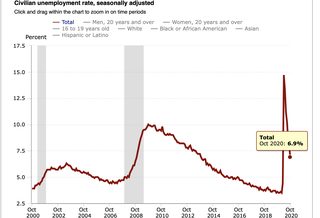 'COVID-Shaped Feather': Economists React To October Jobs Report On Twitter