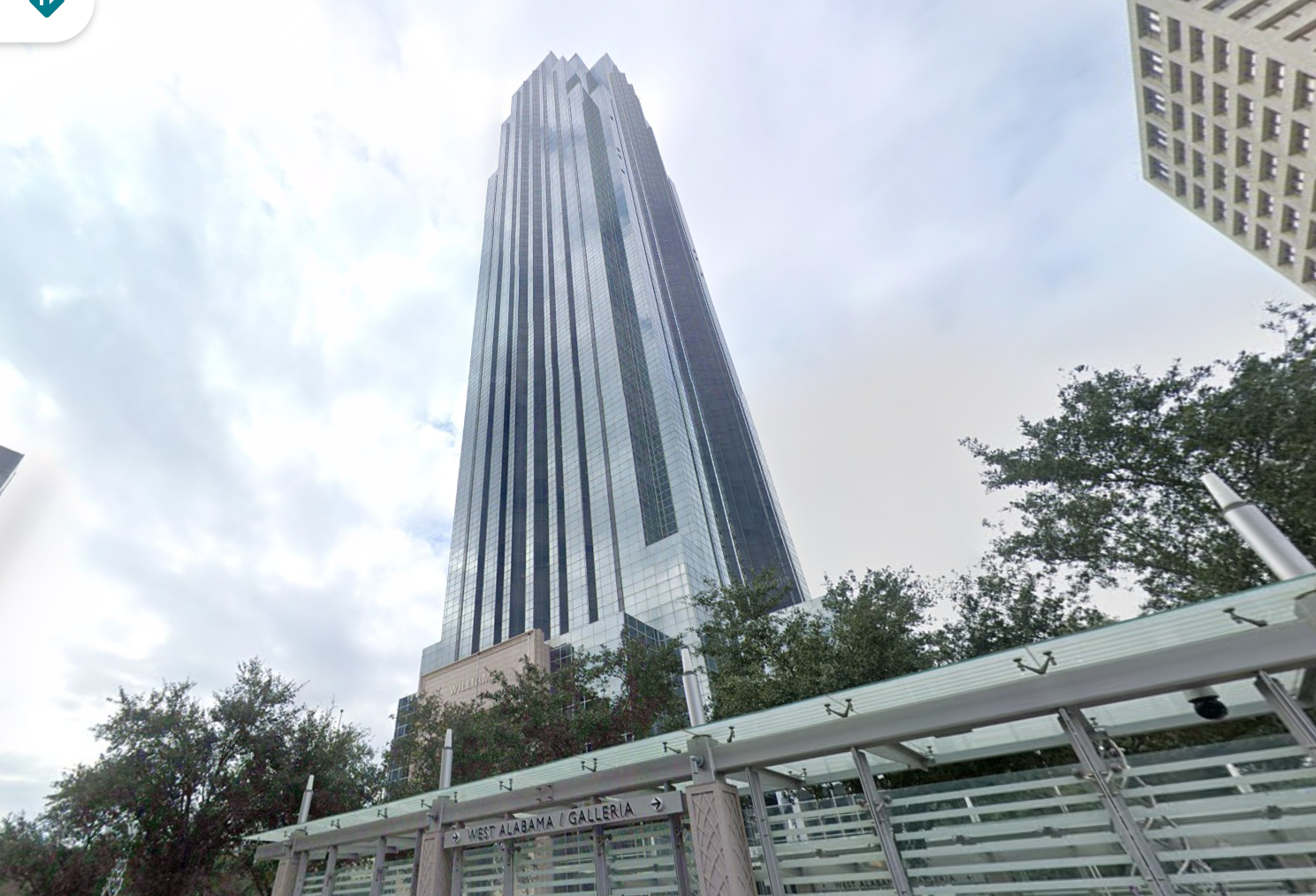 Exterior view of Williams Tower near The Galleria in Houston.