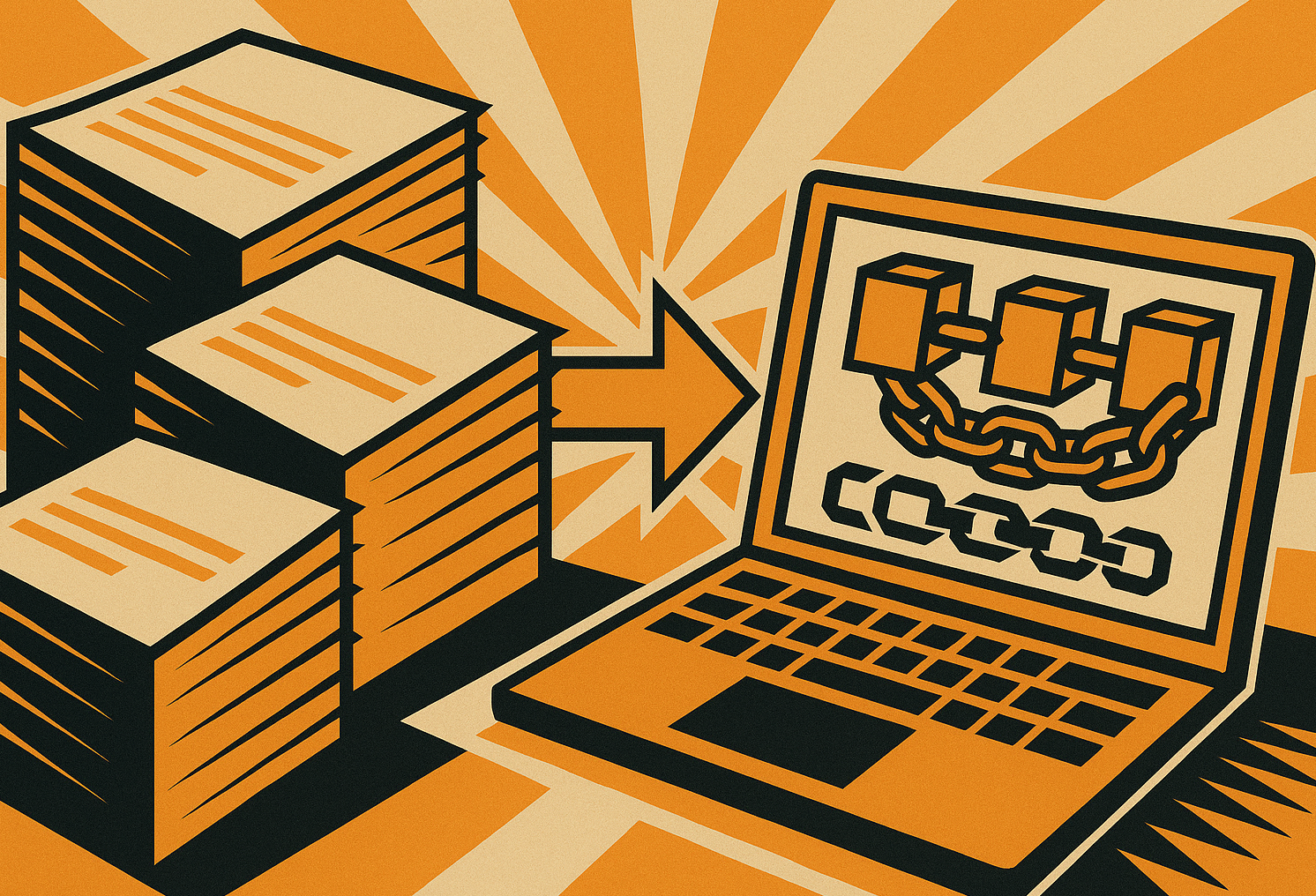 Paperwork and contracts on the blockchain