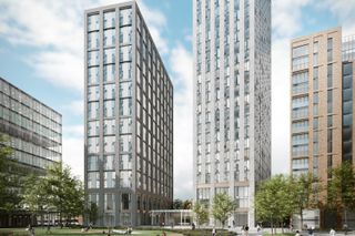 Olympian Homes and AECOM Capital formed a JV to develop Portugal Street, a multifamily development with parking in the center of Manchester, United Kingdom, within the prime residential neighborhood of Piccadilly, adjacent to the main railway station.