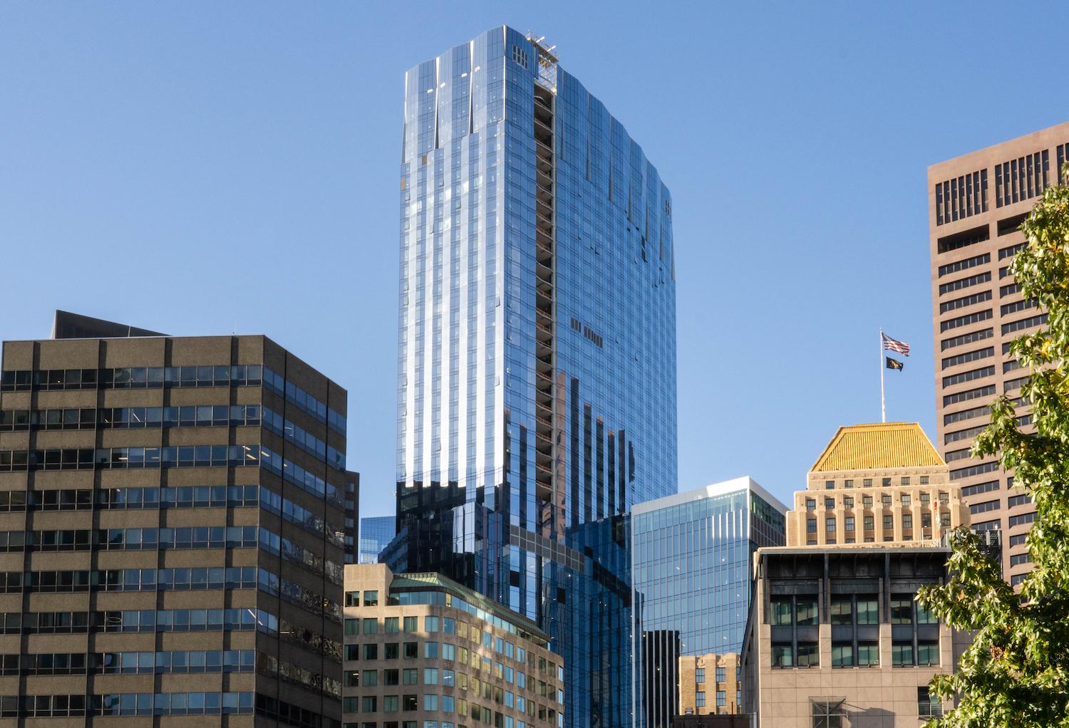The 691-foot-tall Winthrop Center development in Boston. 