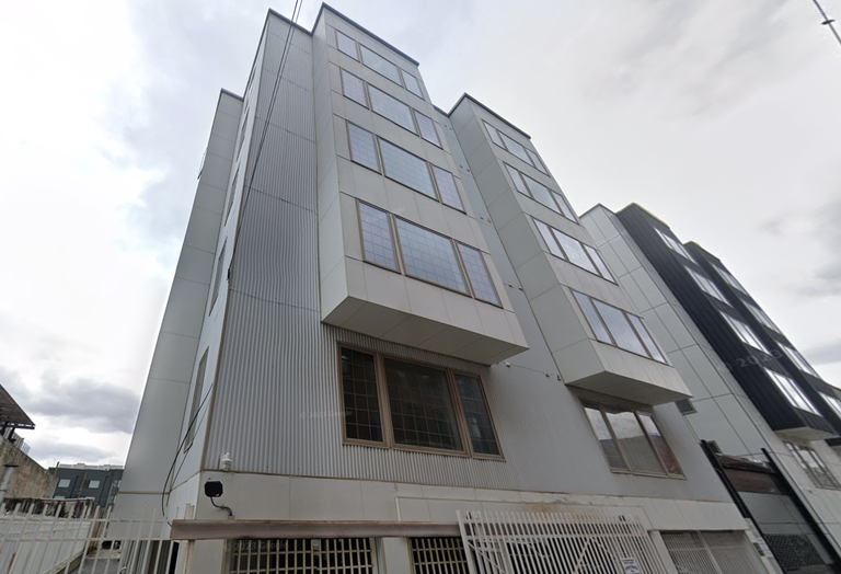 Part of Fishtown Flats seen from Cadwallader Street on Google Maps in 2023.