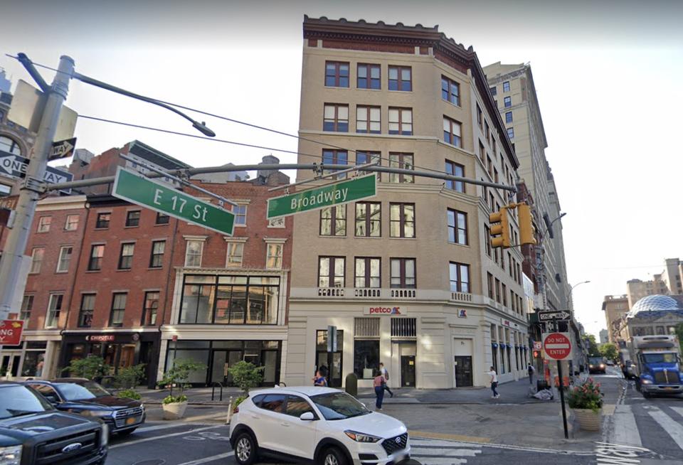 Gordon Property Group’s 860 Broadway, where flex workplace Industrious signed a 14K SF lease this week.
